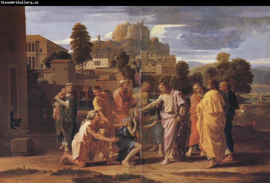 POUSSIN, Nicolas Les aveugles de jericho